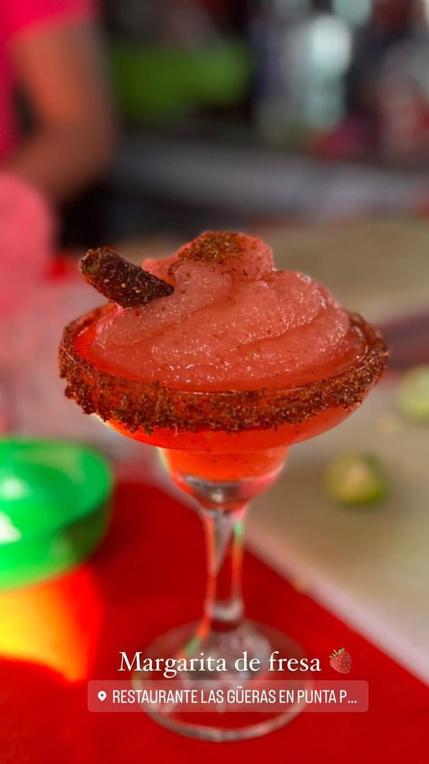 Margarita de fresa